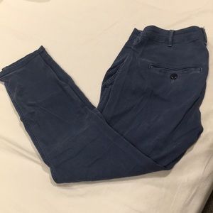 Blue corduroys by The Great.